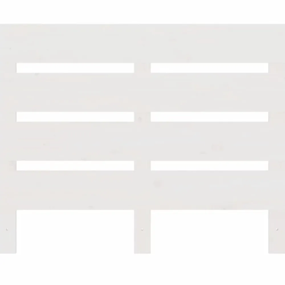 Vidaxl Tête de lit Blanc 90x3x80 cm Bois massif de pin821328* Tête De Lit