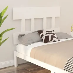 Vidaxl Tête de lit Blanc 103,5x3x81 cm Bois massif de pin 819106* Tête De Lit