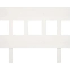 Vidaxl Tête de lit Blanc 103,5x3x81 cm Bois massif de pin 819106* Tête De Lit