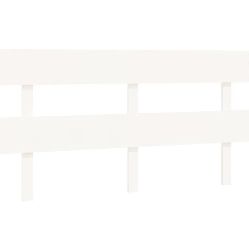 Vidaxl Tête de lit Blanc 164x3x81 cm Bois massif de pin 819081* Tête De Lit