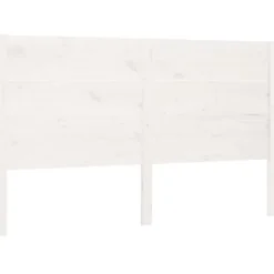 Vidaxl Tête de lit Blanc 146x4x100 cm Bois massif de pin 818721* Tête De Lit