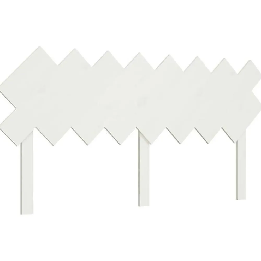 Vidaxl Tête de lit Blanc 159,5x3x80,5 cm Bois massif de pin 819231* Tête De Lit