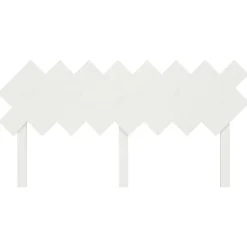 Vidaxl Tête de lit Blanc 159,5x3x80,5 cm Bois massif de pin 819231* Tête De Lit