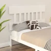 Tête de lit Blanc 203,5x3x81 cm Bois massif de pin 819141>Vidaxl Discount