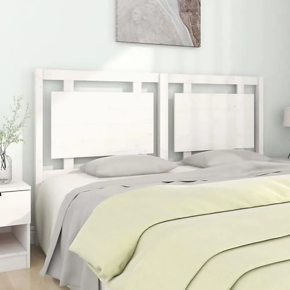 Tête de lit Blanc 165,5x4x100 cm Bois massif de pin 817951>Vidaxl Best