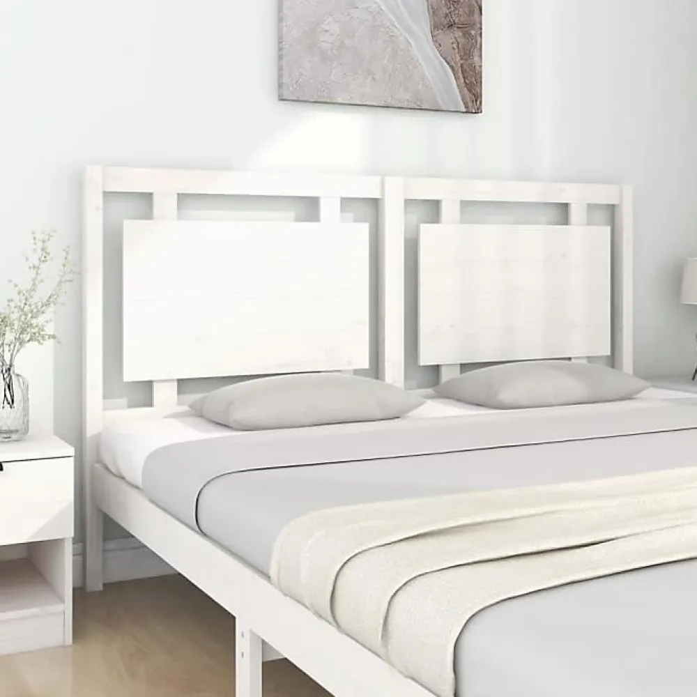 Tête de lit Blanc 165,5x4x100 cm Bois massif de pin 817951>Vidaxl Best