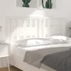 Vidaxl Tête de lit Blanc 146x4x100 cm Bois massif de pin 818671* Tête De Lit