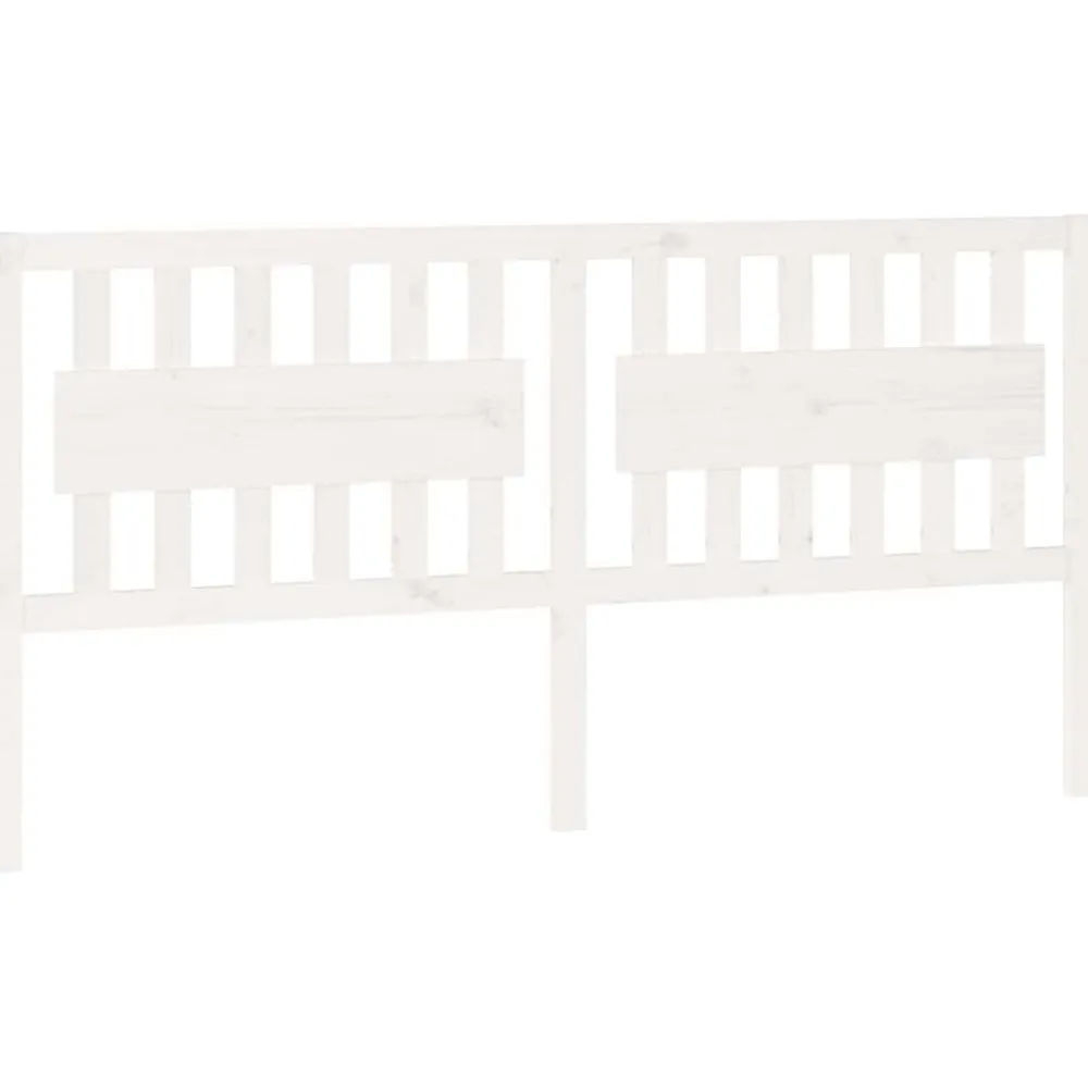 Tête de lit Blanc 185,5x4x100 cm Bois massif de pin 818586>Vidaxl Hot