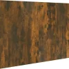 Vidaxl Tête de lit Chêne fumé 120x1,5x80 cm Bois d'ingénierie 816970* Tête De Lit