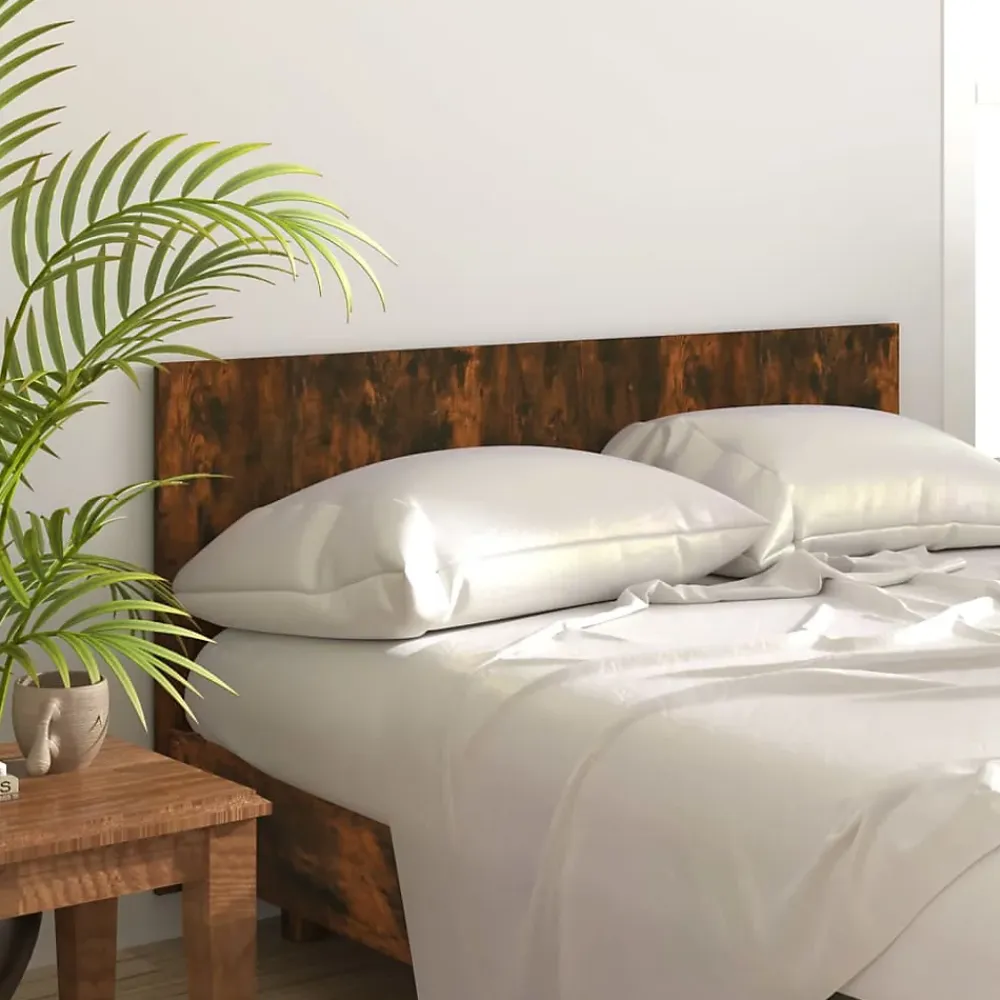 Vidaxl Tête de lit Chêne fumé 160x1,5x80 cm Bois d'ingénierie 816973* Tête De Lit