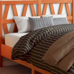 Vidaxl Tête de lit cire marron 160 cm bois massif de pin 844306* Tête De Lit