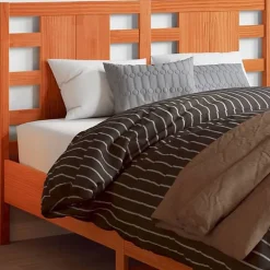 Vidaxl Tête de lit cire marron 135 cm bois massif de pin 844333* Tête De Lit