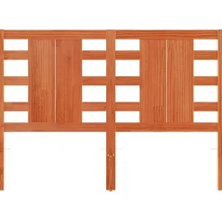 Vidaxl Tête de lit cire marron 135 cm bois massif de pin 844333* Tête De Lit