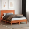Tête de lit cire marron 135 cm bois massif de pin 844323>Vidaxl Clearance