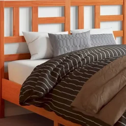 Vidaxl Tête de lit cire marron 160 cm bois massif de pin 844263* Tête De Lit