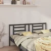 Vidaxl Tête de lit Gris 186x4x100 cm Bois de pin massif 818837* Tête De Lit