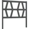 Tête de lit Gris 81x4x100 cm Bois massif de pin 818597>Vidaxl Sale