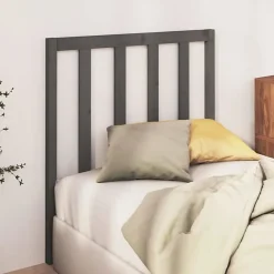 Tête de lit Gris 95x4x100 cm Bois massif de pin822239><noscript><img width=
