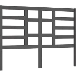 Tête de lit Gris 156x4x104 cm Bois massif de pin 818147>Vidaxl Clearance