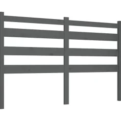 Tête de lit Gris 186x4x100 cm Bois massif de pin 818437>Vidaxl Sale