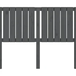 Tête de lit Gris 125,5x4x100 cm Bois massif de pin 818862><noscript><img width=