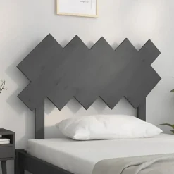 Tête de lit Gris 104x3x80,5 cm Bois massif de pin 819207><noscript><img width=