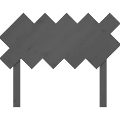 Tête de lit Gris 104x3x80,5 cm Bois massif de pin 819207><noscript><img width=