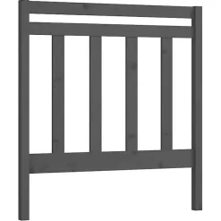 Tête de lit Gris 106x4x100 cm Bois massif de pin 817777>Vidaxl Online