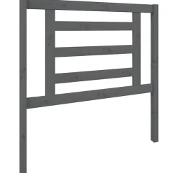 Tête de lit Gris 96x4x100 cm Bois massif de pin 818802>Vidaxl New