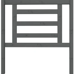 Tête de lit Gris 96x4x100 cm Bois massif de pin 818802><noscript><img width=