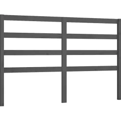 Vidaxl Tête de lit Gris 166x4x100 cm Bois massif de pin 817652* Tête De Lit