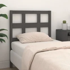 Tête de lit Gris 80,5x4x100 cm Bois massif de pin 818897>Vidaxl Discount