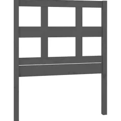 Tête de lit Gris 80,5x4x100 cm Bois massif de pin 818897>Vidaxl Discount