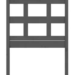 Tête de lit Gris 80,5x4x100 cm Bois massif de pin 818897><noscript><img width=