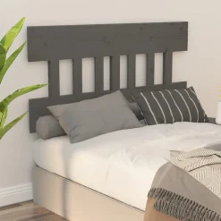 Tête de lit Gris 163,5x3x81 cm Bois massif de pin 819132><noscript><img width=