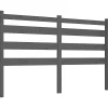 Tête de lit Gris 166x4x100 cm Bois massif de pin 818432>Vidaxl Hot