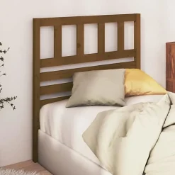 Tête de lit Marron miel 81x4x100 cm Bois massif de pin><noscript><img width=
