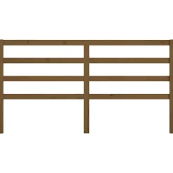 Vidaxl Tête de lit Marron miel 206x4x100 cm Bois massif de pin 817663* Tête De Lit