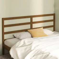 Vidaxl Tête de lit Marron miel 206x4x100 cm Bois massif de pin 817663* Tête De Lit