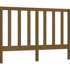 Tête de lit Marron miel 146x4x100 cm Bois massif de pin 817693>Vidaxl New