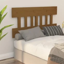 Vidaxl Tête de lit Marron miel 143,5x3x81 cm Bois massif de pin 819123* Tête De Lit