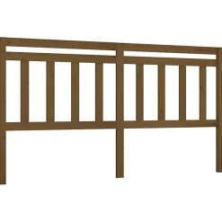 Tête de lit Marron miel 206x4x100 cm Bois massif de pin 814117>Vidaxl Outlet