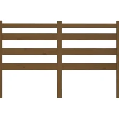 Vidaxl Tête de lit Marron miel 126x4x100 cm Bois massif de pin 818413* Tête De Lit