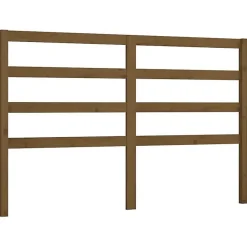 Tête de lit Marron miel 126x4x100 cm Bois massif de pin 817633>Vidaxl New