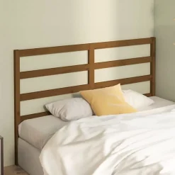 Tête de lit Marron miel 126x4x100 cm Bois massif de pin 817633><noscript><img width=