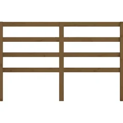 Tête de lit Marron miel 126x4x100 cm Bois massif de pin 817633><noscript><img width=