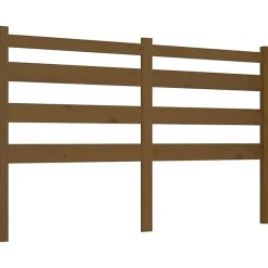 Vidaxl Tête de lit Marron miel 186x4x100 cm Bois massif de pin 818438* Tête De Lit