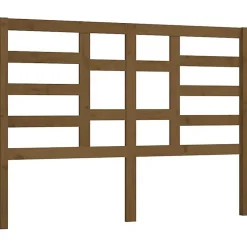Tête de lit Marron miel 126x4x104 cm Bois massif de pin 818133>Vidaxl Clearance