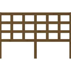 Tête de lit Marron miel 156x4x100 cm Bois massif de pin 817898><noscript><img width=