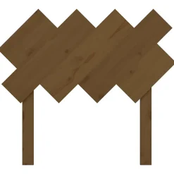 Vidaxl Tête de lit Marron miel 92x3x81 cm Bois massif de pin 819203* Tête De Lit